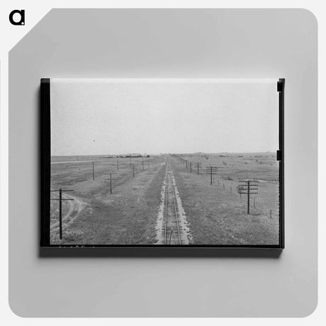 アートパネル-Railroad in the Great Plains
 - ラッセル リー Canvas.