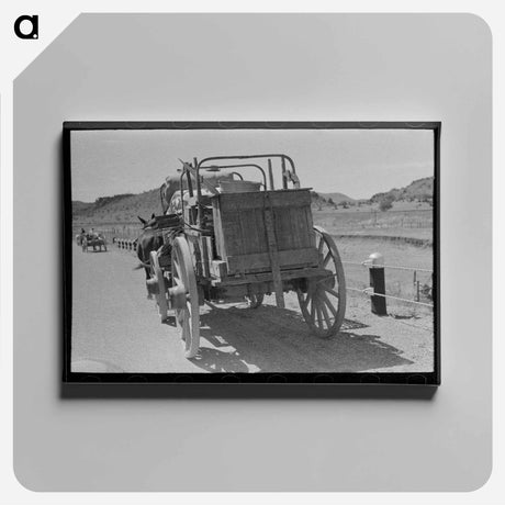 アートパネル-Tank Gang on the Highway
 - ラッセル リー Canvas.