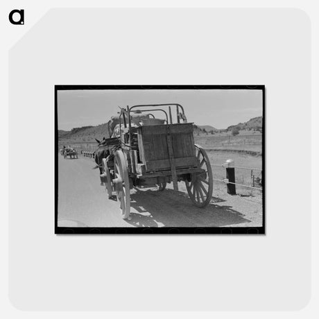 アートポストカード-Tank Gang on the Highway
 - ラッセル リー Postcard.