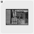 アートポストカード-Milk Cans and Store
 - ラッセル リー Postcard.