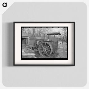 アートポスター-Tractor on Farm
 - ラッセル リー Poster.