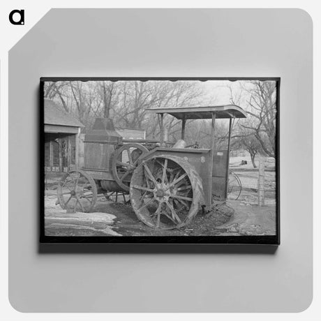 アートパネル-Tractor on Farm
 - ラッセル リー Canvas.