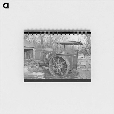 アートメモ帳-Tractor on Farm
 - ラッセル リー Memo.