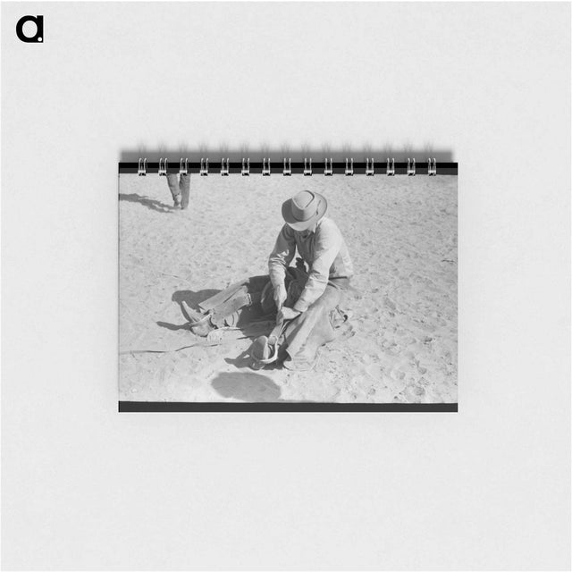 アートメモ帳-Cowboy at Quemado Rodeo
 - ラッセル リー Memo.