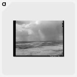アートポストカード-Rain over New Mexico
 - ラッセル リー Postcard.