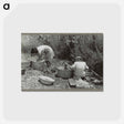 アートポストカード-Washing along the irrigation ditch, Chamisal, New Mexico
 - ラッセル リー Postcard.