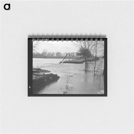 アートメモ帳-Flooded Country Road, Patoka
 - ラッセル リー Memo.