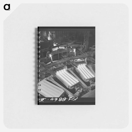 アートメモ帳-Pouring Copper Wire Bars
 - ラッセル リー Memo.
