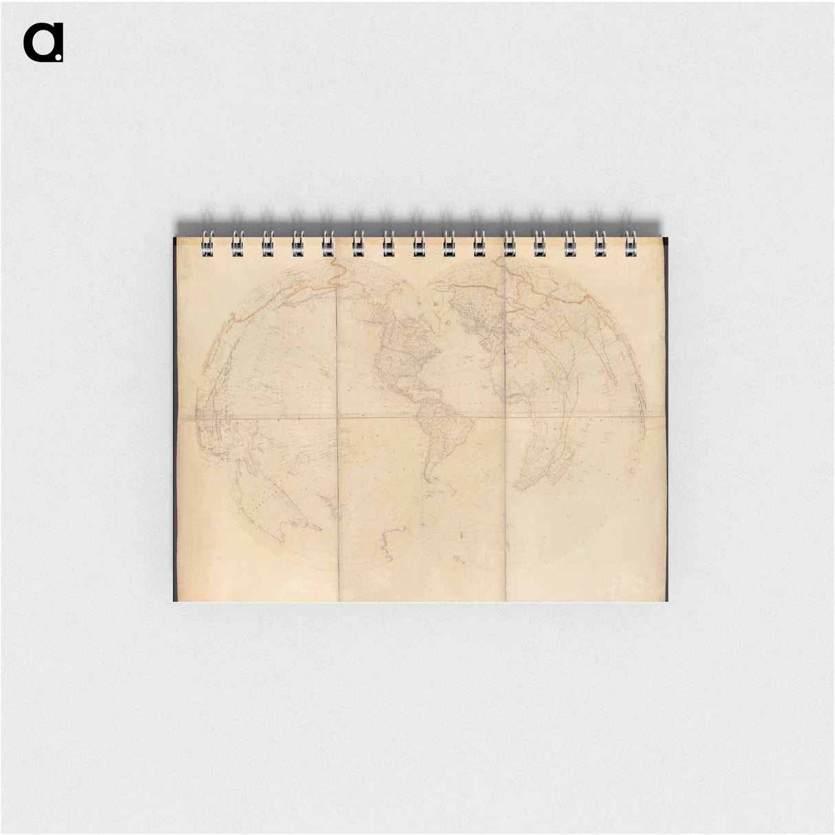 アートメモ帳-Polyconic World Map
 - ボストン公共図書館 Memo.