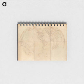 アートメモ帳-Polyconic World Map
 - ボストン公共図書館 Memo.