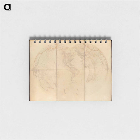 アートメモ帳-Polyconic World Map
 - ボストン公共図書館 Memo.