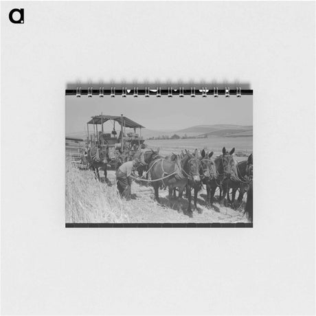 アートメモ帳-Wheat Field Noon
 - ラッセル リー Memo.
