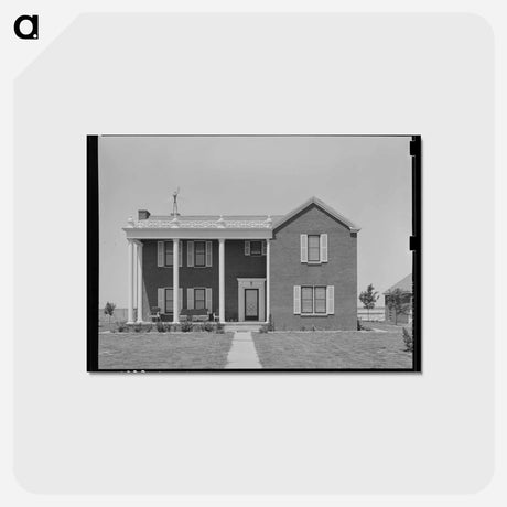 アートポストカード-Texas Farm Home
 - ラッセル リー Postcard.