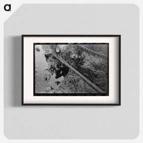 アートポスター-Waste Oil at Storage Tanks
 - ラッセル リー Poster.