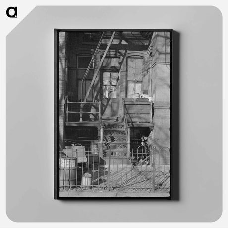 アートパネル-Entrance to Apartment, Eighteenth and L Streets
 - ラッセル リー Canvas.