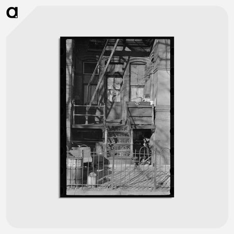 アートポストカード-Entrance to Apartment, Eighteenth and L Streets
 - ラッセル リー Postcard.