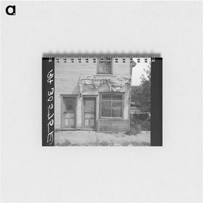 アートメモ帳-Oil Station and House, Gemmel, Minnesota
 - ラッセル リー Memo.
