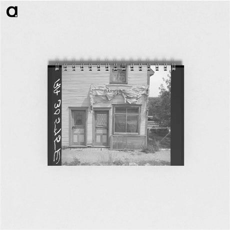 アートメモ帳-Oil Station and House, Gemmel, Minnesota
 - ラッセル リー Memo.
