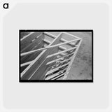 アートポストカード-Porch Floors and Plant
 - ラッセル リー Postcard.