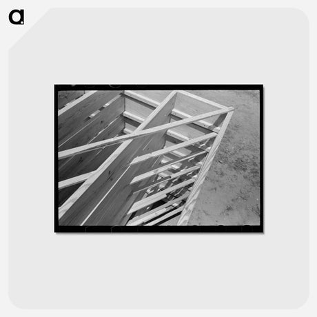 アートポストカード-Porch Floors and Plant
 - ラッセル リー Postcard.