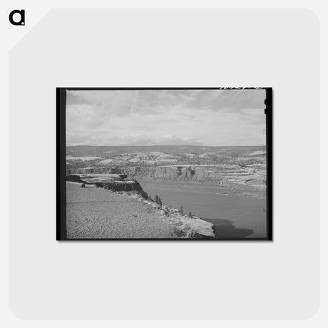 アートポストカード-Columbia River, Klickitat County
 - ラッセル リー Postcard.