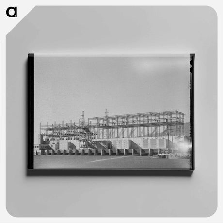 アートパネル-Powerhouse. Bonneville Dam, Oregon
 - ラッセル リー Canvas.