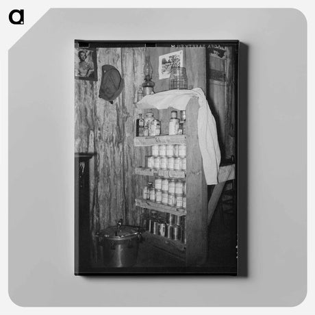 アートパネル-Mrs. LaBlanc's Canned Goods
 - ラッセル リー Canvas.