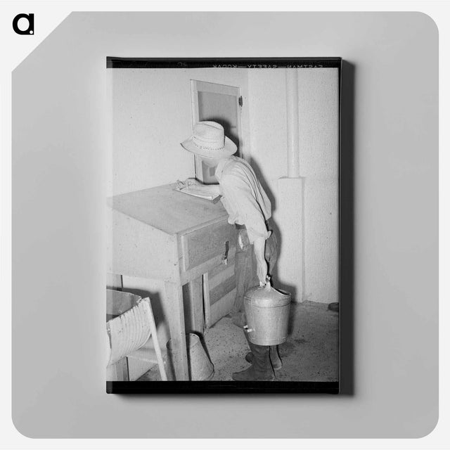 アートパネル-Casa Grande Dairy Records
 - ラッセル リー Canvas.