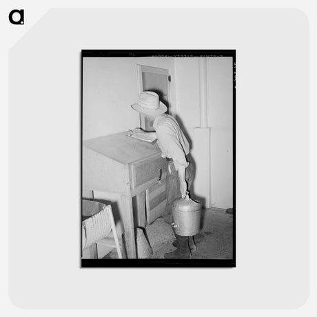 アートポストカード-Casa Grande Dairy Records
 - ラッセル リー Postcard.