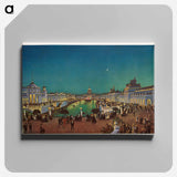 アートパネル-Chicago Exposition at Night
 - ボストン公共図書館 Canvas.