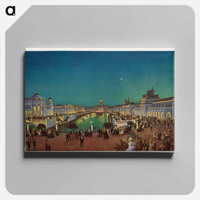 アートパネル-Chicago Exposition at Night
 - ボストン公共図書館 Canvas.