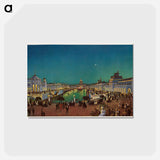 アートポストカード-Chicago Exposition at Night
 - ボストン公共図書館 Postcard.