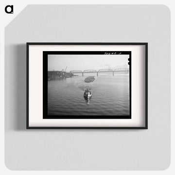 Willamette River Log Rafts
 - ラッセル リー Poster.