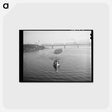 アートポストカード-Willamette River Log Rafts
 - ラッセル リー Postcard.