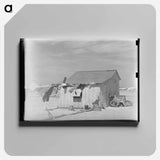 アートパネル-Mexican Day Laborer's House
 - ラッセル リー Canvas.