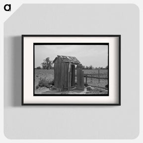 アートポスター-Sharecropper Family Privy
 - ラッセル リー Poster.