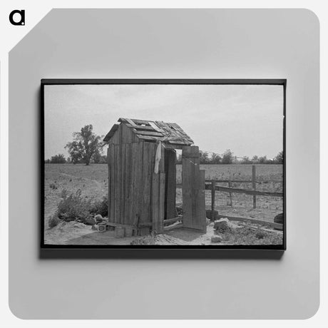 アートパネル-Sharecropper Family Privy
 - ラッセル リー Canvas.