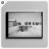 アートパネル-Casa Grande Valley Trench Silo
 - ラッセル リー Canvas.