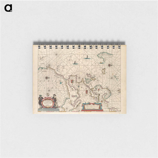 アートメモ帳-Pas-kaart van Europa
 - ボストン公共図書館 Memo.