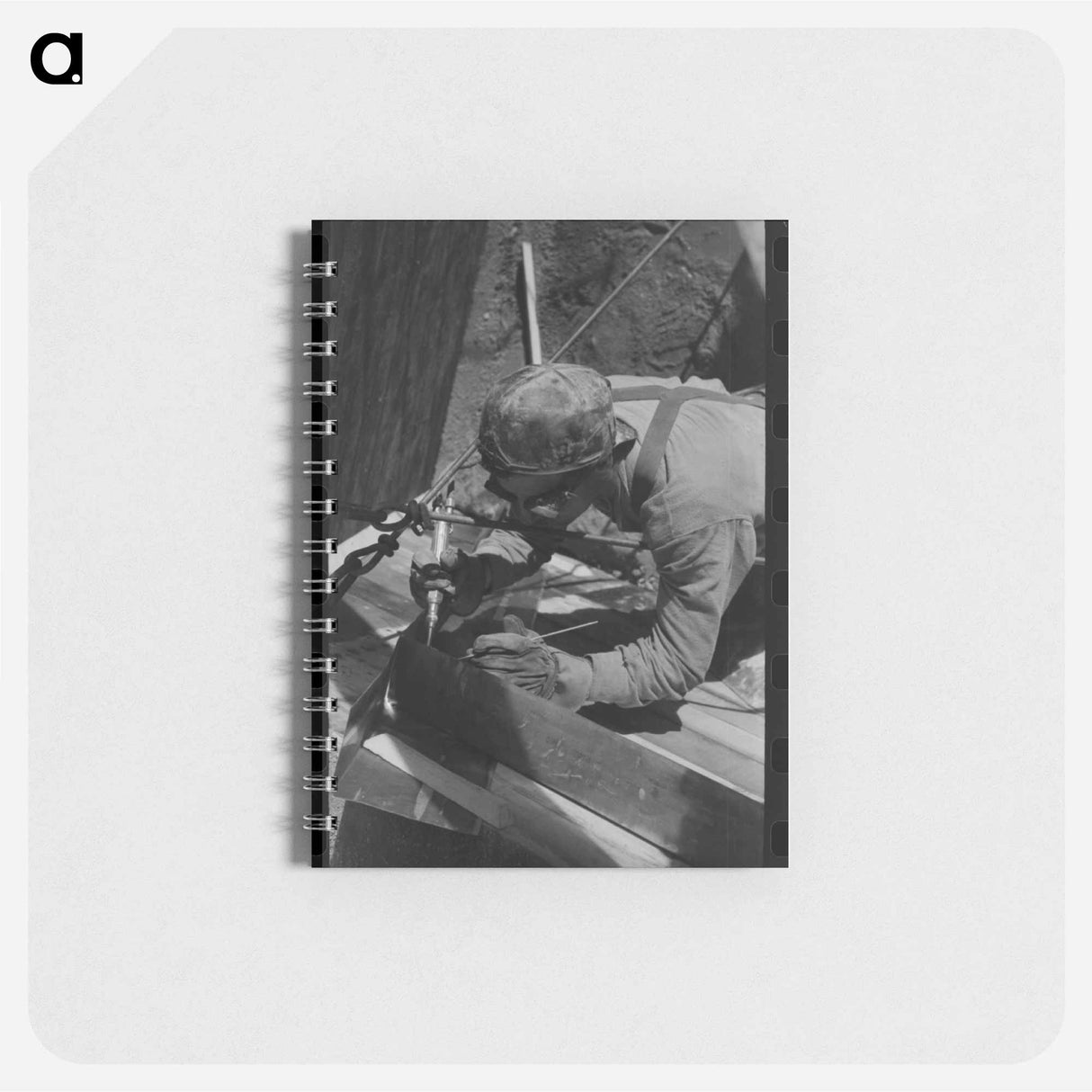アートメモ帳-Spot Welder at Shasta Dam
 - ラッセル リー Memo.