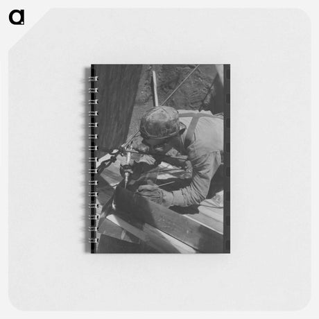 アートメモ帳-Spot Welder at Shasta Dam
 - ラッセル リー Memo.