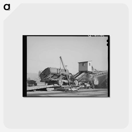 アートポストカード-Unloading Sugar Beets
 - ラッセル リー Postcard.