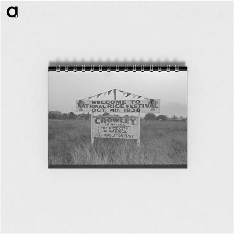 アートメモ帳-Sign of Welcome
 - ラッセル リー Memo.