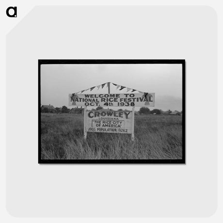 アートポストカード-Sign of Welcome
 - ラッセル リー Postcard.