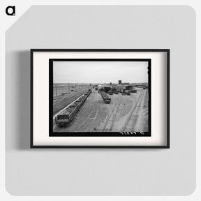 アートポスター-Railroad Yards, Big Spring
 - ラッセル リー Poster.