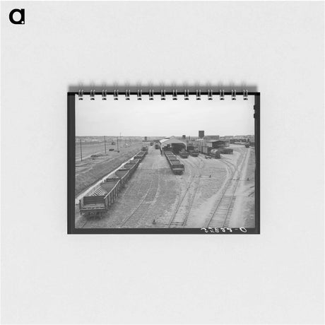 アートメモ帳-Railroad Yards, Big Spring
 - ラッセル リー Memo.