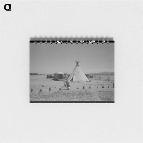 アートメモ帳-Medicine Man's Tent and Trailer
 - ラッセル リー Memo.