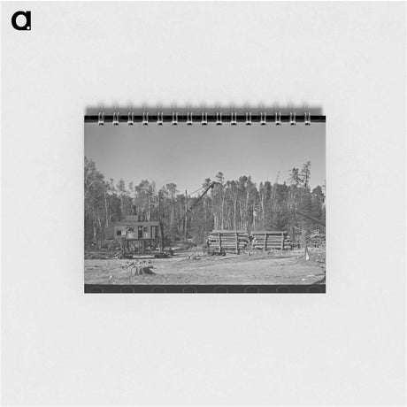 アートメモ帳-Timber Camp at Effie
 - ラッセル リー Memo.