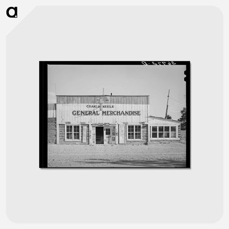 アートポストカード-Pie Town General Store
 - ラッセル リー Postcard.