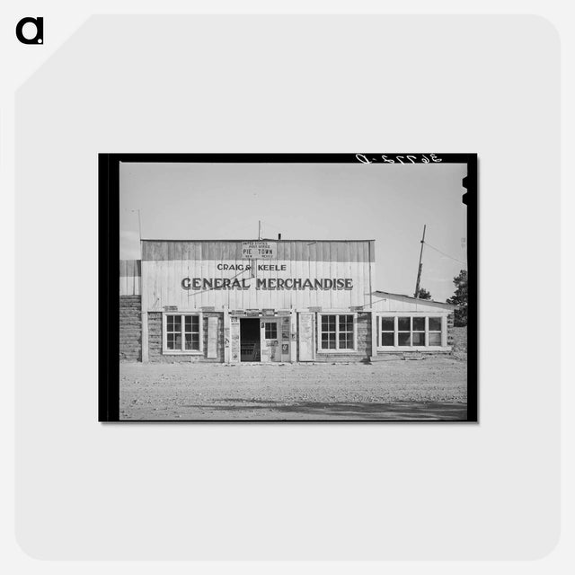 アートポストカード-Pie Town General Store
 - ラッセル リー Postcard.